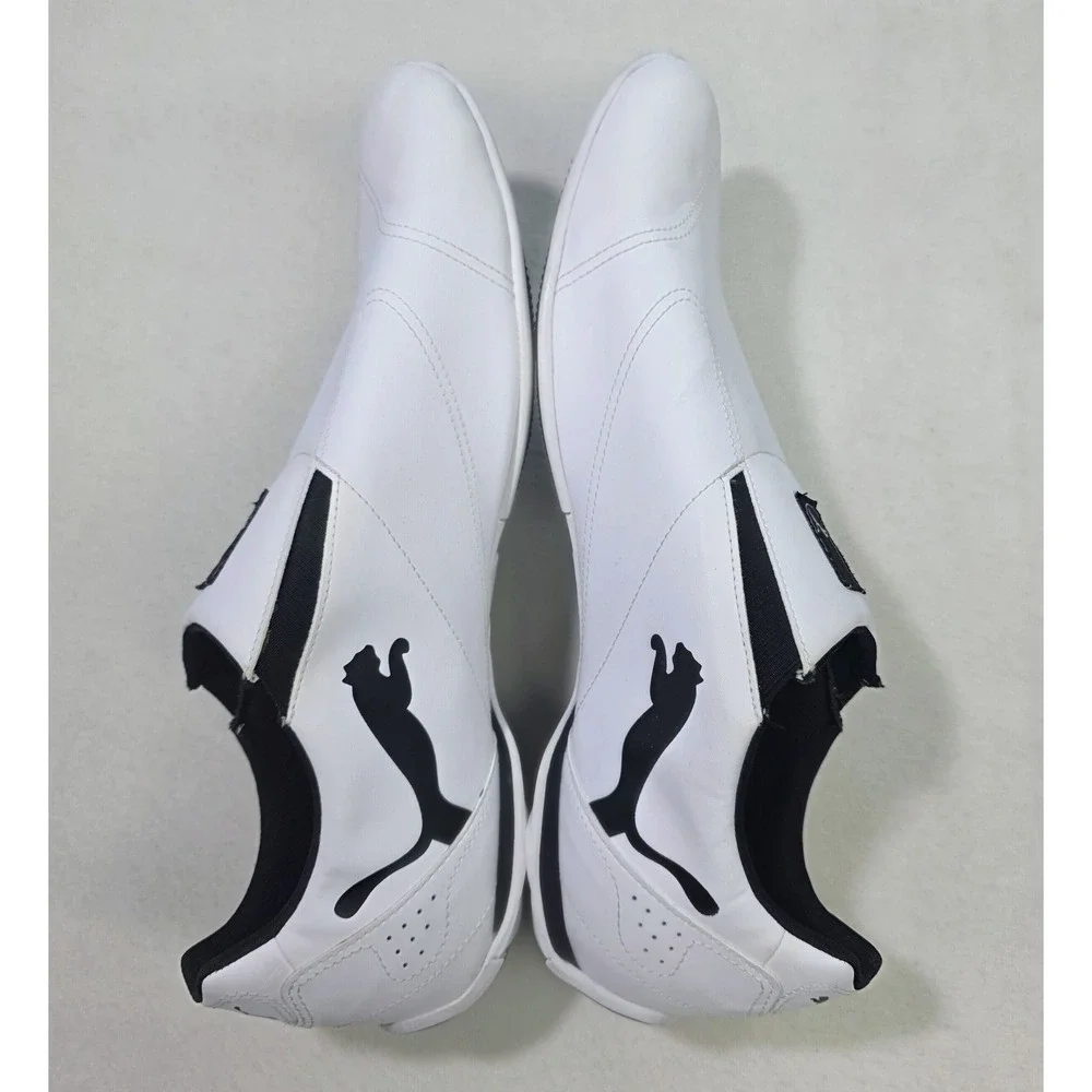 Puma Redon Move Slip On Sneaker Shoes Mens 13 White Black LIMITED USE 355450-04 - Picture 8 of 11